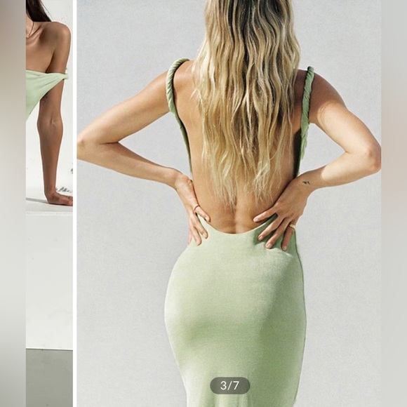 The Commense green midi dress - Picture 3 of 6